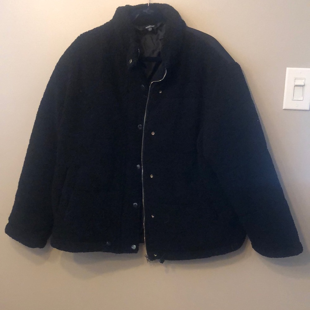 Boohoo Teddy Puffer Jacket